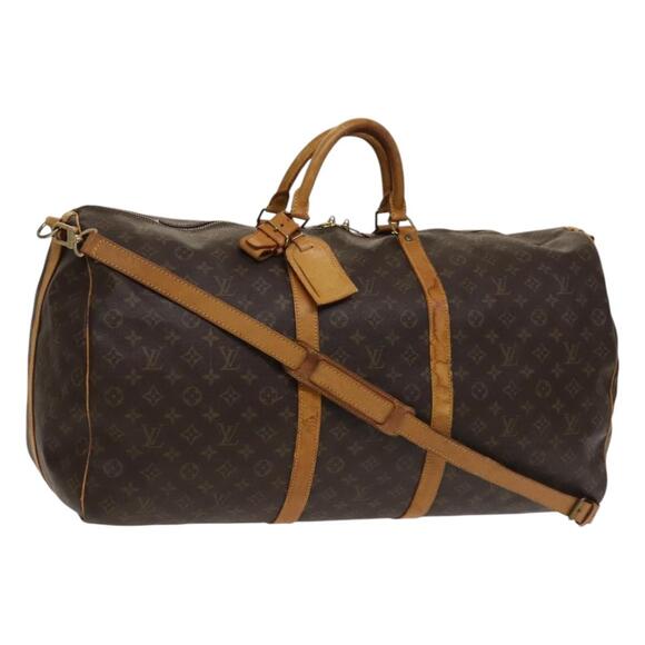 LOUIS VUITTON Monogram Keepall Bandouliere 60 Boston Bag M41412 - Picture 1 of 16